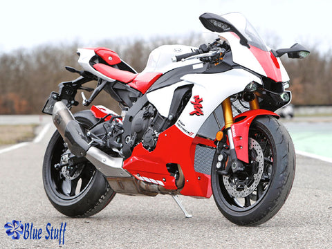 ブルースタッフ BS 12-014 1/12 ヤマハ YZF-R1 20周年記念 - 1/12デカール タミヤ14133