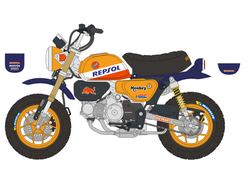 ブルースタッフ BS 12-018 1/12 ホンダ 125 モンキー カスタムカラー - 1/12デカール タミヤ14134