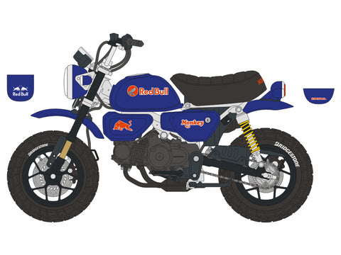 ブルースタッフ BS 12-018 1/12 ホンダ 125 モンキー カスタムカラー - 1/12デカール タミヤ14134