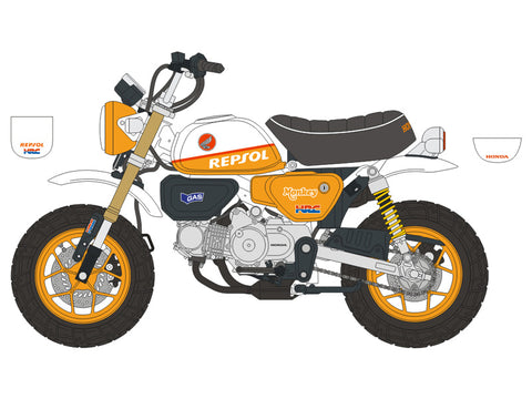 ブルースタッフ BS 12-018 1/12 ホンダ 125 モンキー カスタムカラー - 1/12デカール タミヤ14134