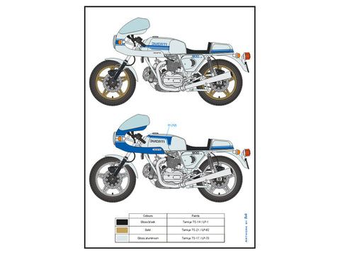 ブルースタッフ BS 12-027 1/12 ドゥカティ 900SS - 1/12デカール タミヤ14025