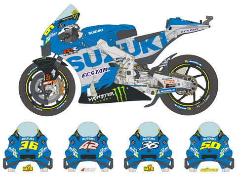 ブルースタッフ BS 12-032 1/12 スズキ GSX-RR 2021 - 1/12デカール タミヤ14139