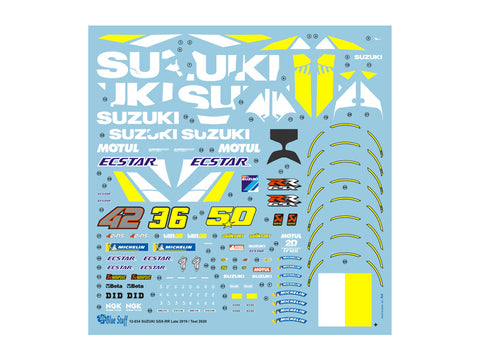 ブルースタッフ BS 12-034 1/12 スズキ GSX-RR 2019 / Test 2020 - 1/12デカール タミヤ14139