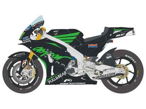 ブルースタッフ BS 12-035 1/12 ホンダ RC213V アンヘル・ニエト・チーム 2015 - 1/12デカール タミヤ14130