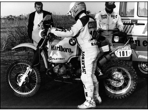 ブルースタッフ BS 12-047 1/12 BMW R80 G/S パリ・ダカール・ラリー 1985 / パイロット - 1/12デカール タミヤ14056