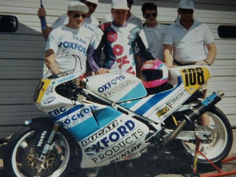 ブルースタッフ BS 12-048 1/12 ドゥカティ 888 オックスフォードプロダクツ デイトナ 200 AMA 92' / スティーブ HISLOP - 1/12デカール タミヤ14063