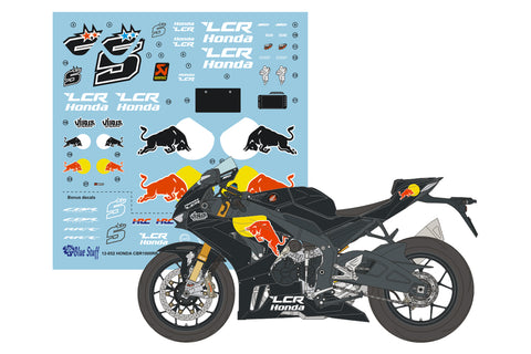 ブルースタッフ BS 12-052 1/12 ホンダ CBR1000RR-R SP - トレーニングバイク レプリカ / ヨハン・ザルコ 24' - 1/12デカール タミヤ14138 / 14141