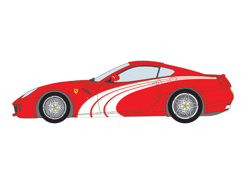 ブルースタッフ BS 24-012 1/24 フェラーリ 599GTB "プーマ" - 1/24デカール フジミRS-50 / 12227 / 12309