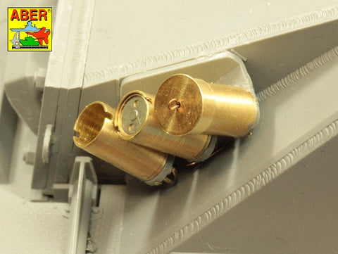 アベール 16026 1/16 ドイツ スモークディスチャージャー(タイガーI,パンサーD型,プーマ,ルクス,III号突撃砲G型他)