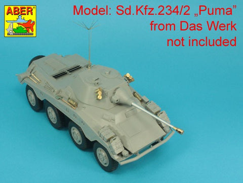 アベール 16026 1/16 ドイツ スモークディスチャージャー(タイガーI,パンサーD型,プーマ,ルクス,III号突撃砲G型他)