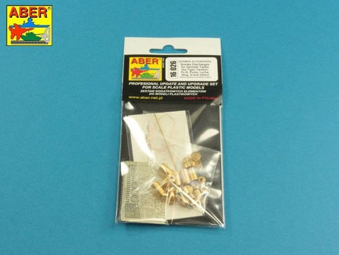 アベール 16026 1/16 ドイツ スモークディスチャージャー(タイガーI,パンサーD型,プーマ,ルクス,III号突撃砲G型他)