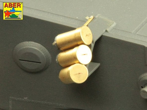 アベール 16026 1/16 ドイツ スモークディスチャージャー(タイガーI,パンサーD型,プーマ,ルクス,III号突撃砲G型他)