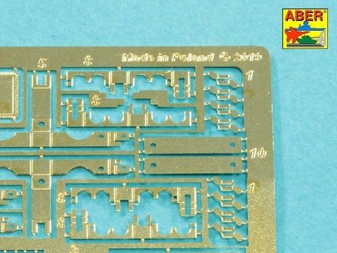 アベール 16029 1/16 ドイツ タイガーI・キングタイガー用 ワイヤーロープ用クランプ,ブラケット
