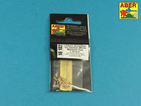 アベール 16102 1/16 ドイツ 7.92mmMG34/42用弾帯25発分
