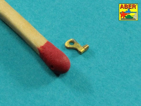 アベール 16108 1/16 ドイツ車両用 片蝶ネジ 26個