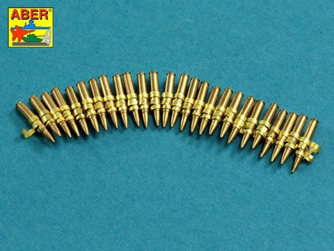 アベール 16130 1/16 アメリカ ブローニング50口径機銃M2用 弾帯30発分 治具付き