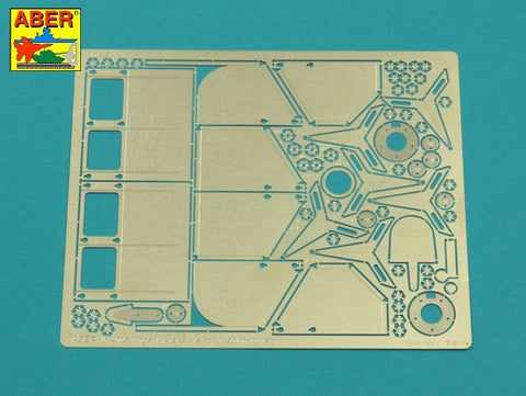 アベール 16142 1/16 ドイツ タイガーI型第501重戦車大隊チェニジア型 リアフェンダー