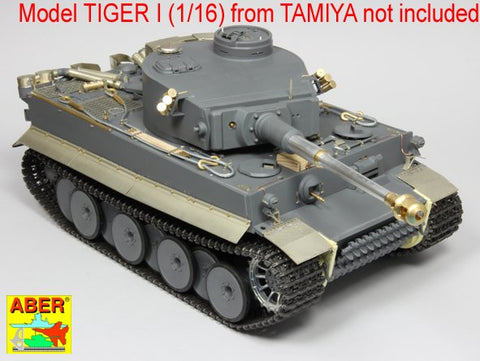 アベール 16144 1/16 ドイツ タイガーI型第501重戦車大隊チェニジア型 排気管カバー
