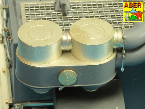 アベール 16145 1/16 ドイツ タイガーI E型 第501重戦車大隊チェニジア- エアフィルターカバー(タミヤ,タコム用)