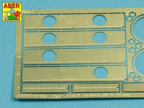 アベール 16145 1/16 ドイツ タイガーI E型 第501重戦車大隊チェニジア- エアフィルターカバー(タミヤ,タコム用)