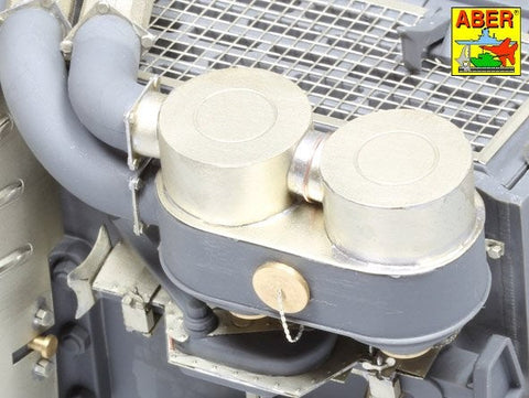 アベール 16145 1/16 ドイツ タイガーI E型 第501重戦車大隊チェニジア- エアフィルターカバー(タミヤ,タコム用)