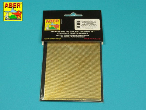 アベール 16199 1/16 I号A/B型&II号戦車A-F型用フェンダー滑り止めプレート ( タコム,gecko用 )