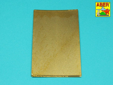 アベール 16199 1/16 I号A/B型&II号戦車A-F型用フェンダー滑り止めプレート ( タコム,gecko用 )