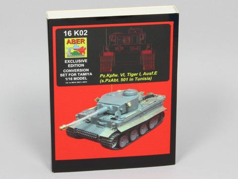 アベール 16K02 1/16 タイガーI初期型 第501大隊チェニジア フルセット(タミヤ)