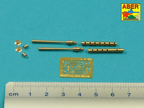 アベール 16L18 1/16 ドイツ I号戦車A/B型用MG13k機銃身2本