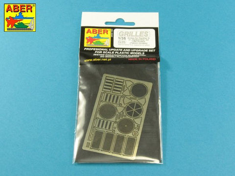 アベール 35G35 1/35 ドイツ ヤークトパンサーG・ヤークトパンサーG2用エンジングリル(タコム用)