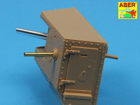 アベール 35L155 1/35 イギリス マークIV菱形戦車 雄型用砲身・銃身セット(タミヤ/タコム用)