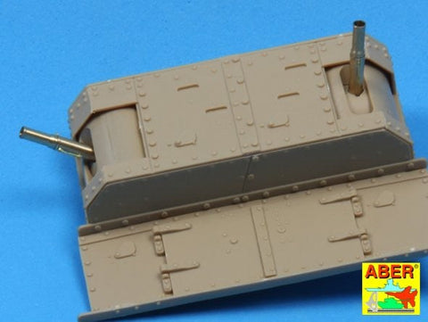 アベール 35L156 1/35 イギリス マークIV菱形戦車 雌型用銃身セット(タコム用)
