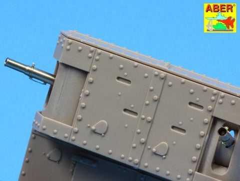 アベール 35L156 1/35 イギリス マークIV菱形戦車 雌型用銃身セット(タコム用)
