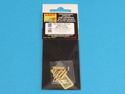 アベール 35L156 1/35 イギリス マークIV菱形戦車 雌型用銃身セット(タコム用)