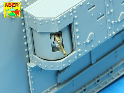 アベール 35L197 1/35 イギリス Mk.V菱形重戦車用 砲身・機銃セット