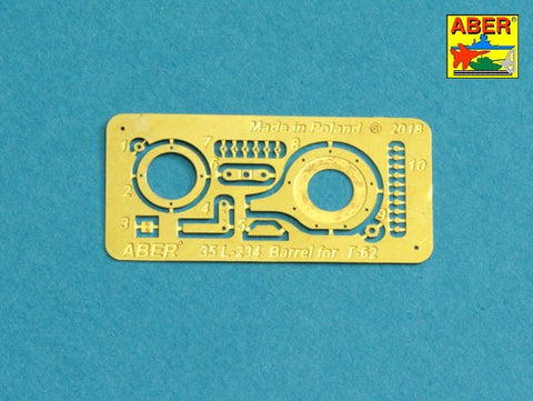 アベール 35L234 1/35 ロシア T62主力戦車用 U5TS(2A20)115mm砲身(タミヤ/トランぺッター用)
