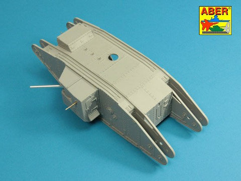 アベール 35L235 1/35 イギリス WWI Mk.Iメール菱形戦車用 6ポンド砲・機銃(タコム用)