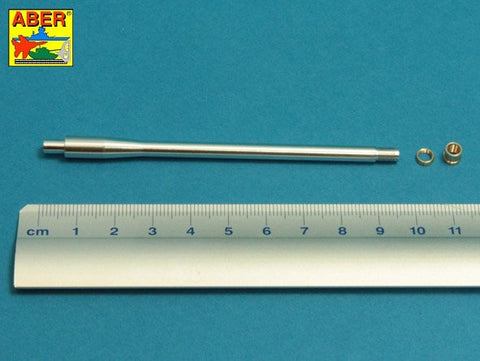 アベール 35L240 1/35 アメリカ M36B1駆逐戦車用 90 mm M3 砲身 スレッドプロテクター付き(アカデミー/イタレリ用)