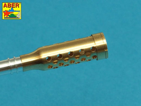 アベール 35L244 1/35 ドイツ ラインメタル 12,8cm K44 L/55対戦車砲砲身(グレートウオールホビー/トランぺッター用)