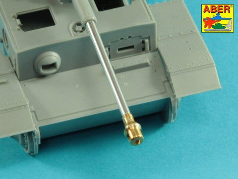 アベール 35L253 1/35 ドイツ VI号戦車 C/B型(VK.36.01)用 7.5cmダブルバッファー付き砲身(レボシス用)