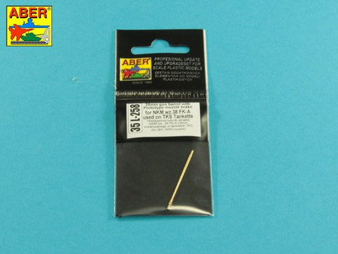 アベール 35L258 1/35 ポーランド TKS戦車用 20mm wz.38 FKA戦車砲身プロトタイプマズルブレーキ TKS戦車用(IBG/RPM用)