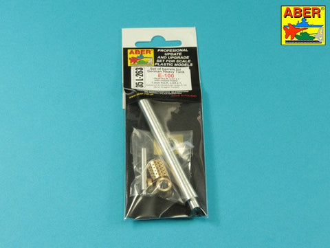 アベール 35L263 1/35 ドイツ E100超重戦車用 15cm砲身・7.5cm砲身(ドラゴン用)