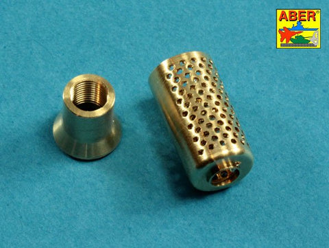 アベール 35L265 1/35 ドイツ 12.8cmPak44対戦車砲用マズルブレーキ付き (トランぺッター用)