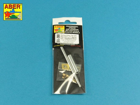 アベール 35L269 1/35 ドイツ ヤークトパンサーG1後期・G2型用 8.8cmPak43/3 L/71(MENG用)