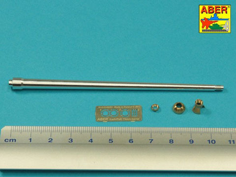 アベール 35L304 1/35 ドイツ タイガーI Ausf.H2用 7.5cmシングルバッフルマズルブレーキ砲身(ドラゴン用)