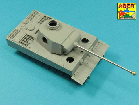 アベール 35L304 1/35 ドイツ タイガーI Ausf.H2用 7.5cmシングルバッフルマズルブレーキ砲身(ドラゴン用)