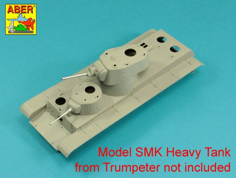 アベール 35L318 1/35 ソビエト SMK重戦車用砲身セット 1x76,2mm L-11, 1x45mm M1932(トランペッター用)