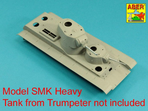 アベール 35L318 1/35 ソビエト SMK重戦車用砲身セット 1x76,2mm L-11, 1x45mm M1932(トランペッター用)