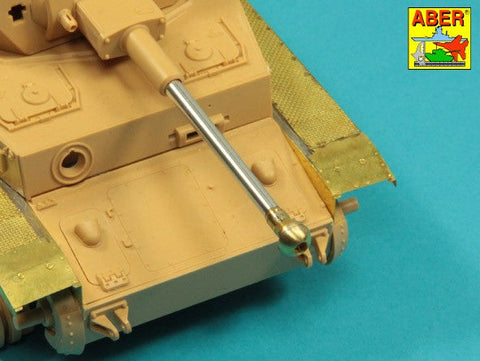 アベール 35L322 1/35 ドイツ IV号戦車G型初期用 7.5cmKwk40L/43砲身 シングルバッファー マズルブレーキ (タミヤ)
