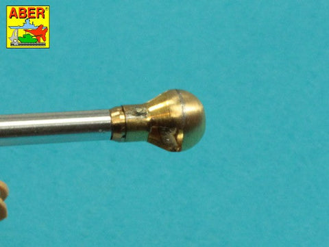 アベール 35L322 1/35 ドイツ IV号戦車G型初期用 7.5cmKwk40L/43砲身 シングルバッファー マズルブレーキ (タミヤ)